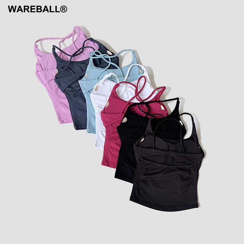Women Yoga Vest Cross Straps O - Pilate Yoga Workout 评论和价格