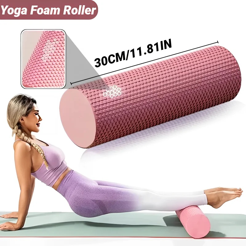 Yoga Roller Round EVA Foam Cyl - Pilate Yoga Workout 评论和价格