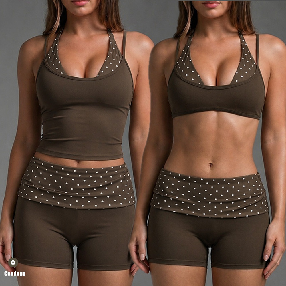 Polka Dot Women Strap Halter Y - Pilate Yoga Workout 评论和价格