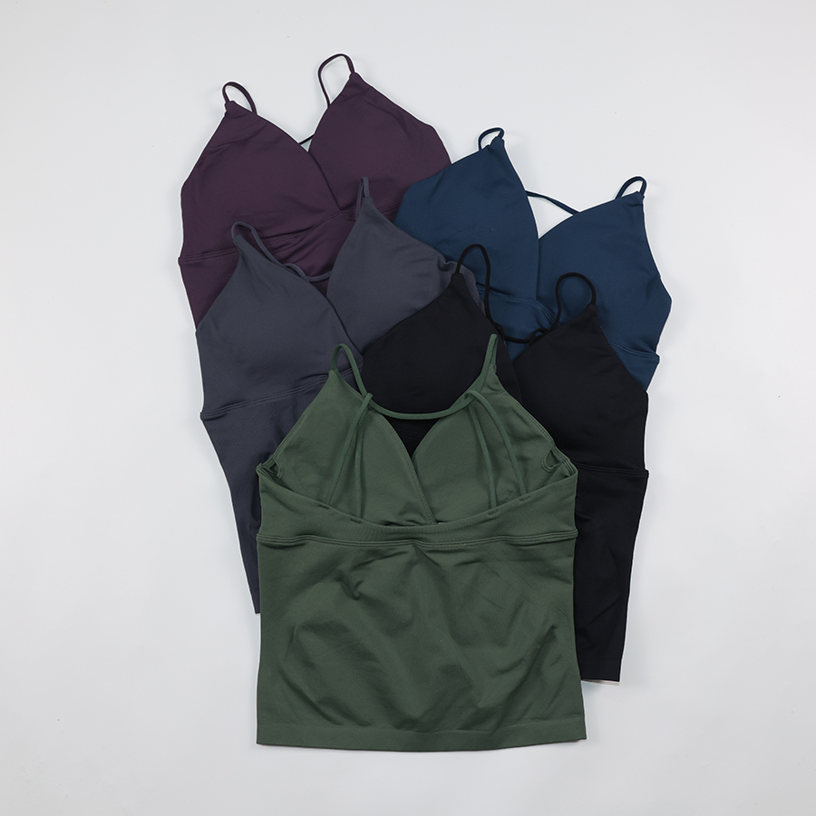 Twist Front Backless Gym Top W - Pilate Yoga Workout 评论和价格